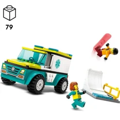 City Ambulancia de Emergencias y Chico Snow*LEGO Outlet