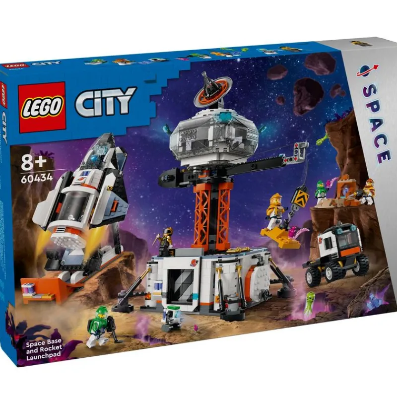 LEGO Lego-City Base Espacial y Plataforma Lanzamiento