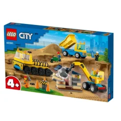 LEGO Lego-City Camiones obra bola demoledora