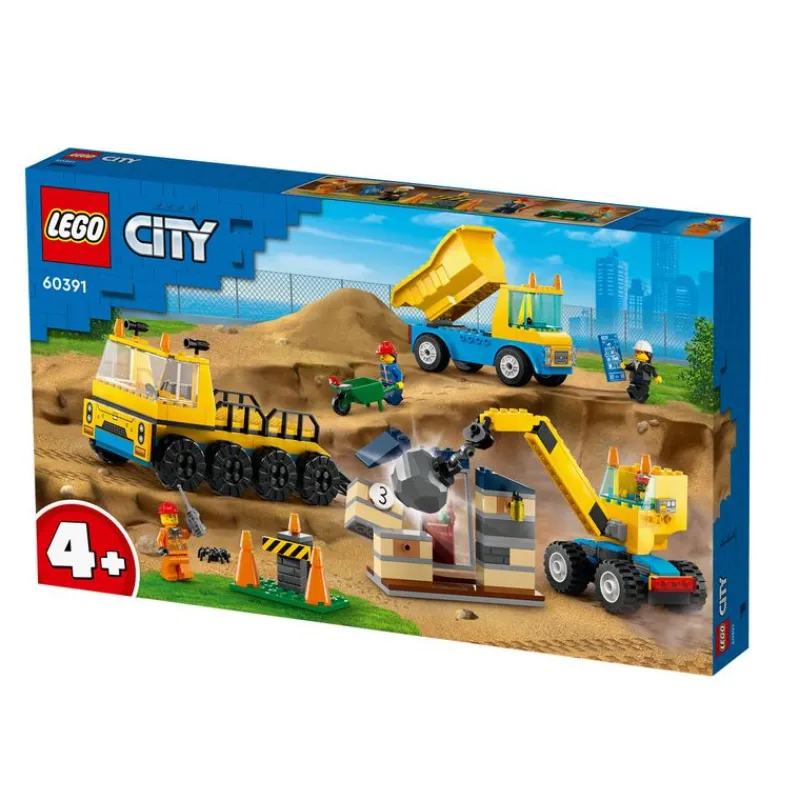 LEGO Lego-City Camiones obra bola demoledora