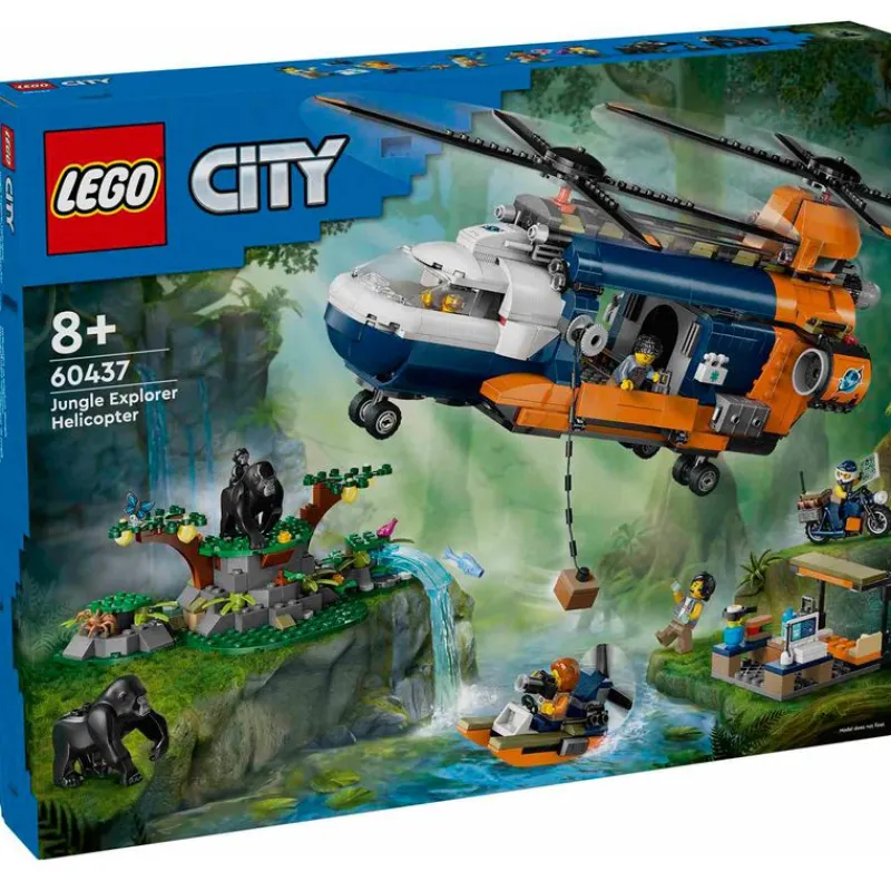 LEGO Lego-City Exploradores Helicóptero Campamento