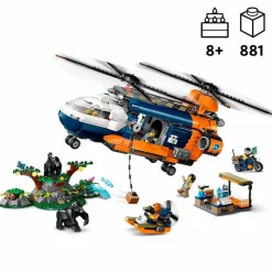 LEGO Lego-City Exploradores Helicóptero Campamento