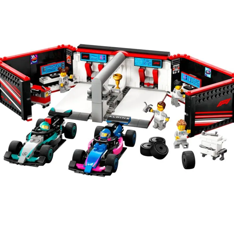 LEGO Lego-City Garaje de F1Mercedes-AMG y Alpine