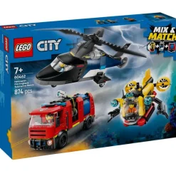 City Helicóptero, Camión Bomberos, Submarino*LEGO Outlet