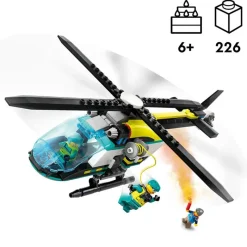 LEGO Lego-City Helicóptero de Rescate para Emergencias