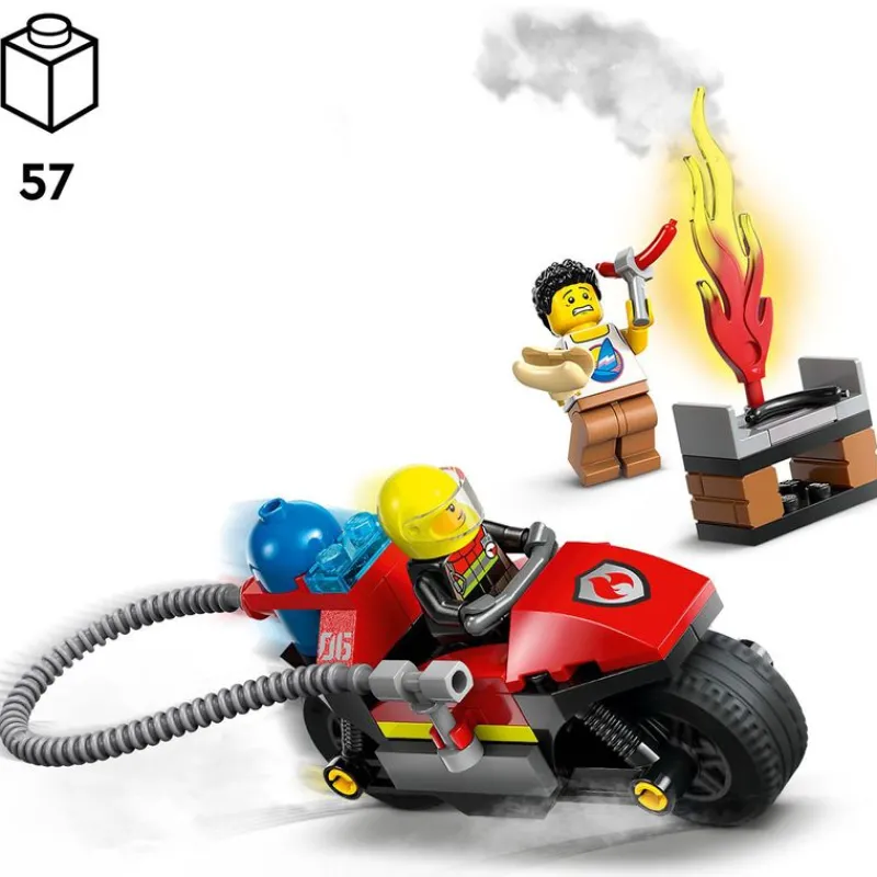 LEGO Lego-City Moto de Rescate de Bomberos