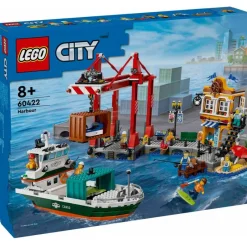 LEGO Lego-City Puerto Marítimo con Buque de Mercancías