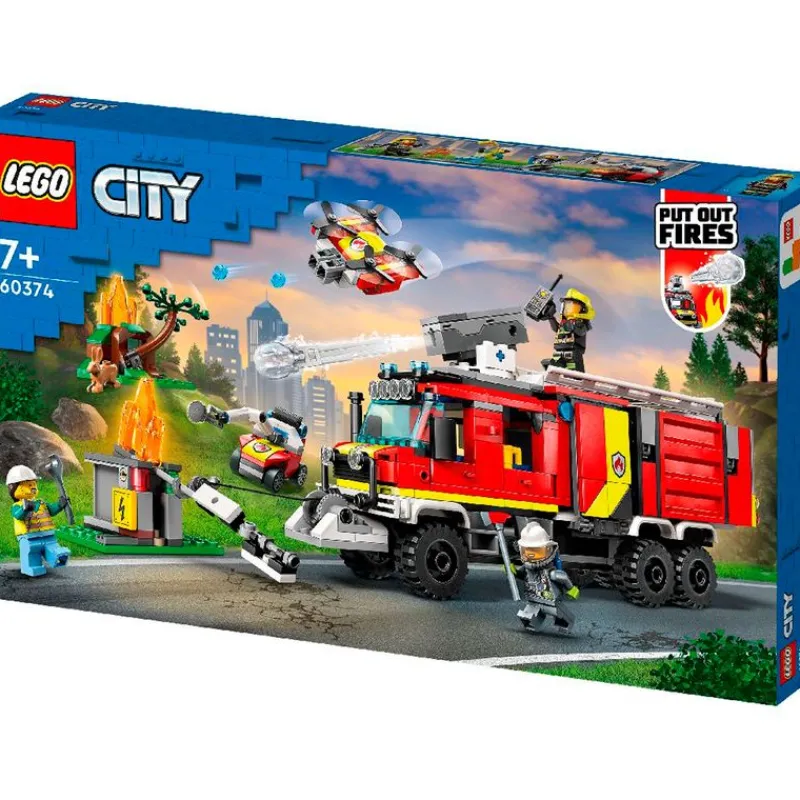 LEGO Lego-City Unidad Móvil de Control de Incendios