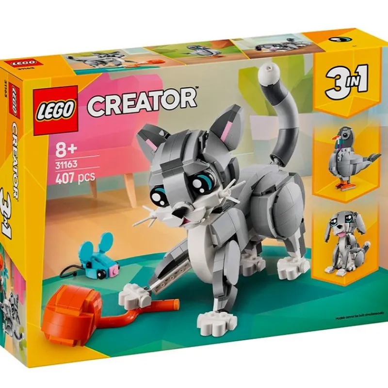 LEGO Lego-Creator 3 en 1 Gato Juguetón