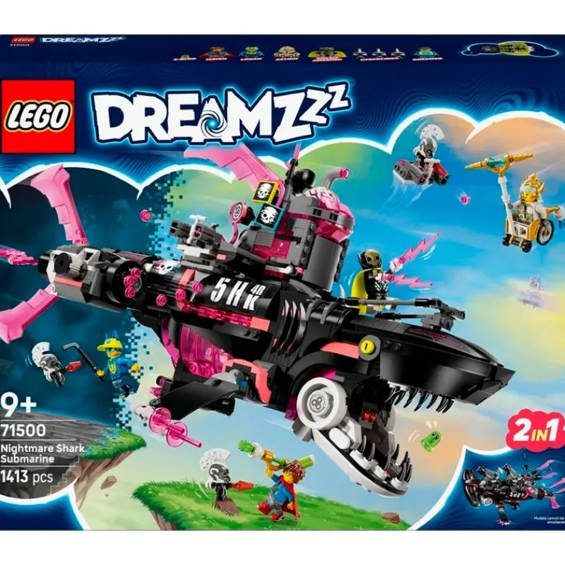 LEGO Halloween|Lego-DREAMZzz Submarino-Tiburón de las Pesadillas