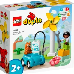 LEGO Lego-Duplo Aerogenerador y Coche Eléctrico