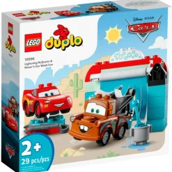 LEGO Lego-Duplo Cars Autolavado Rayo McQueen y Mate