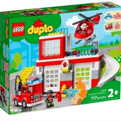 LEGO Lego-Duplo Parque de Bomberos y Helicóptero