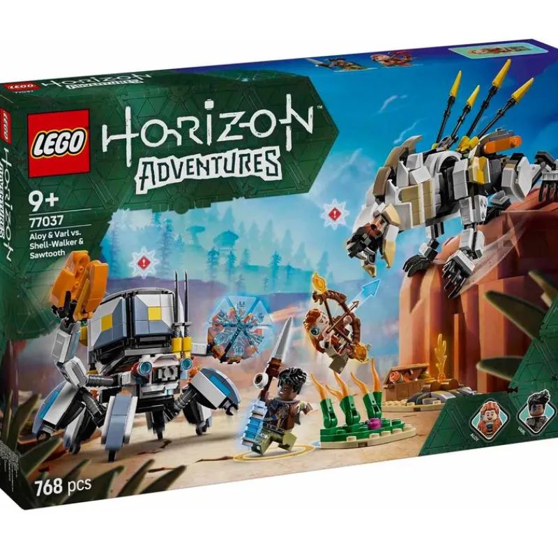 LEGO Lego-Horizon Adventures Aloy y Varl vs. Cangrejo y Dientes Serrados