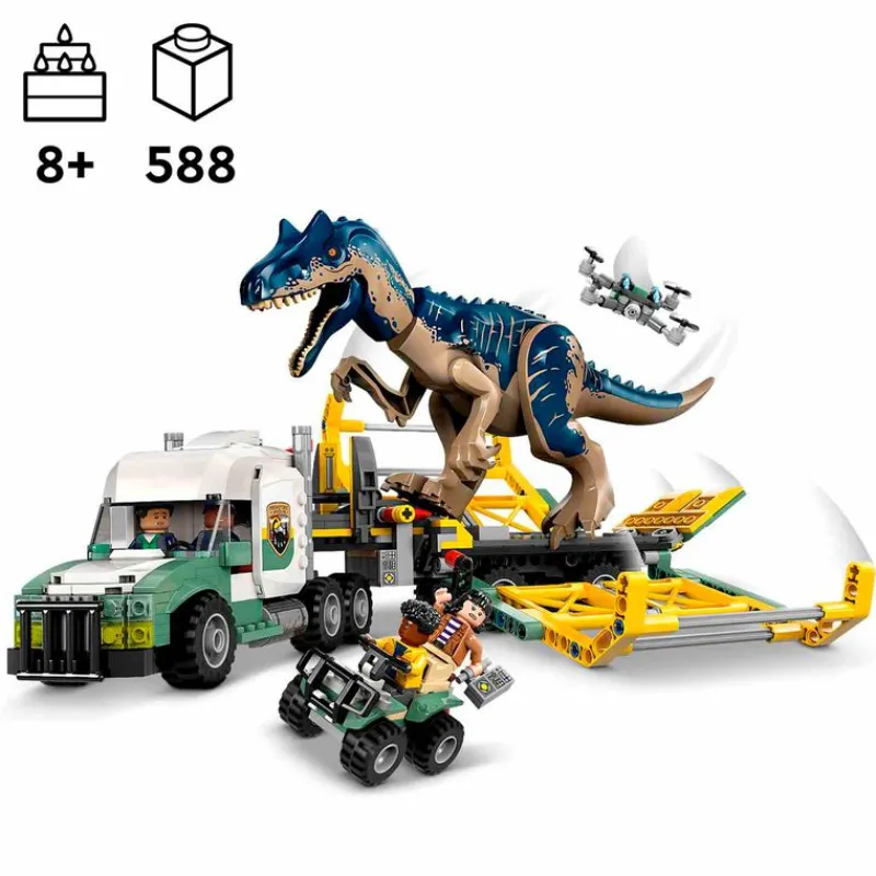 Jurassic Camión de Transporte del Allosaurus*LEGO Discount