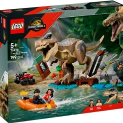 Jurassic World Huida por el Río y T. rex a la Caza*LEGO Outlet