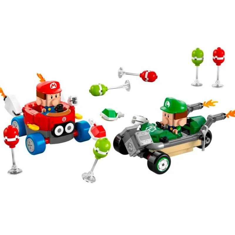 LEGO Lego Personajes|Lego-Mario Kart™: Bebé Mario vs. Bebé Luigi