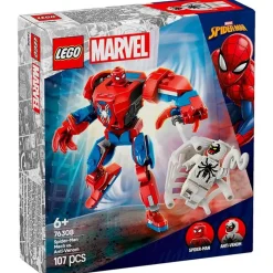 LEGO Marvel|Lego-Marvel Armadura Robótica de Spider-Man vs. el Anti-Venom