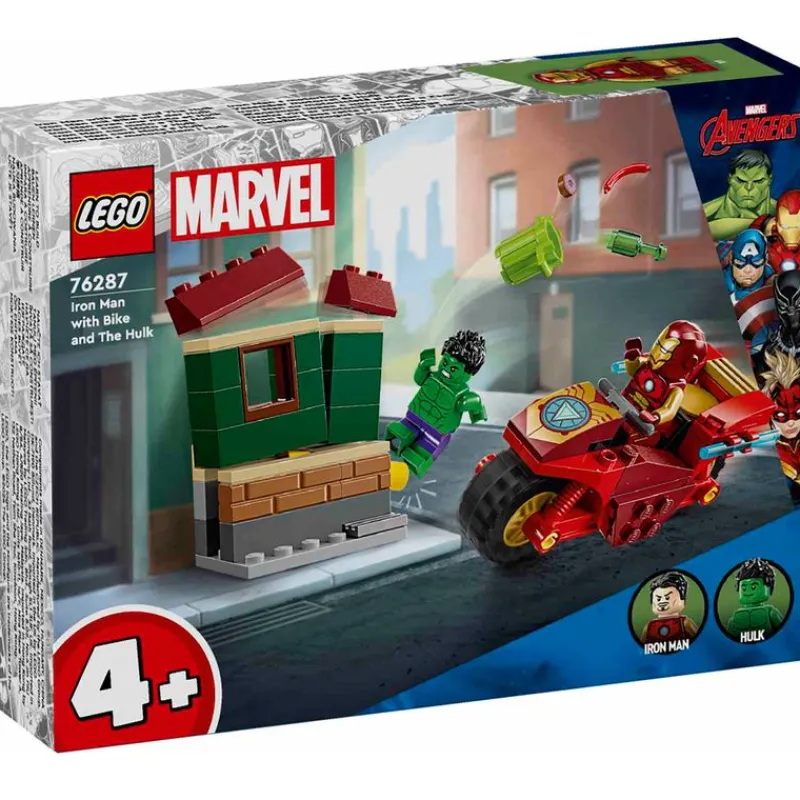 Marvel Iron Man con Moto y Hulk*LEGO Online