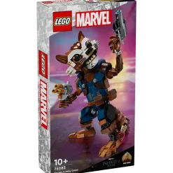 LEGO Lego Personajes|Lego-Marvel Rocket y Bebé Groot