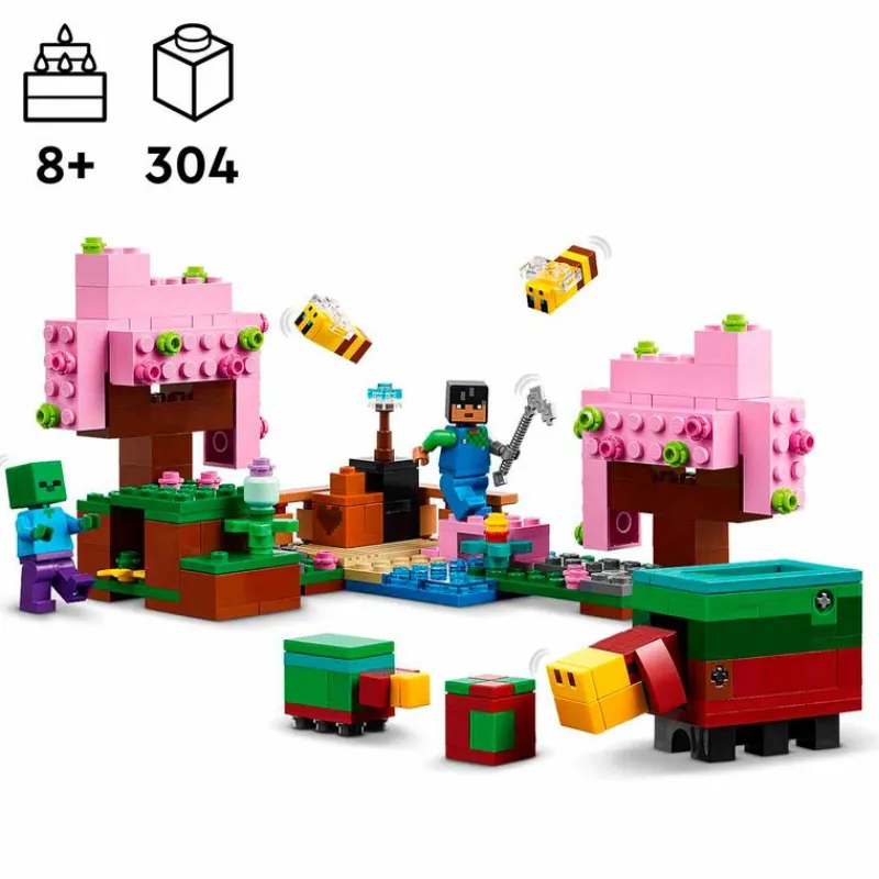 LEGO Lego Personajes|Lego-Minecraft Jardín Cerezos en Flor