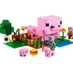 LEGO Lego Personajes|Lego-Minecraft La Casa-Cerdo Bebé