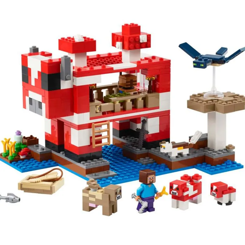 LEGO Lego Personajes|Lego-Minecraft La Casa-Champiñaca