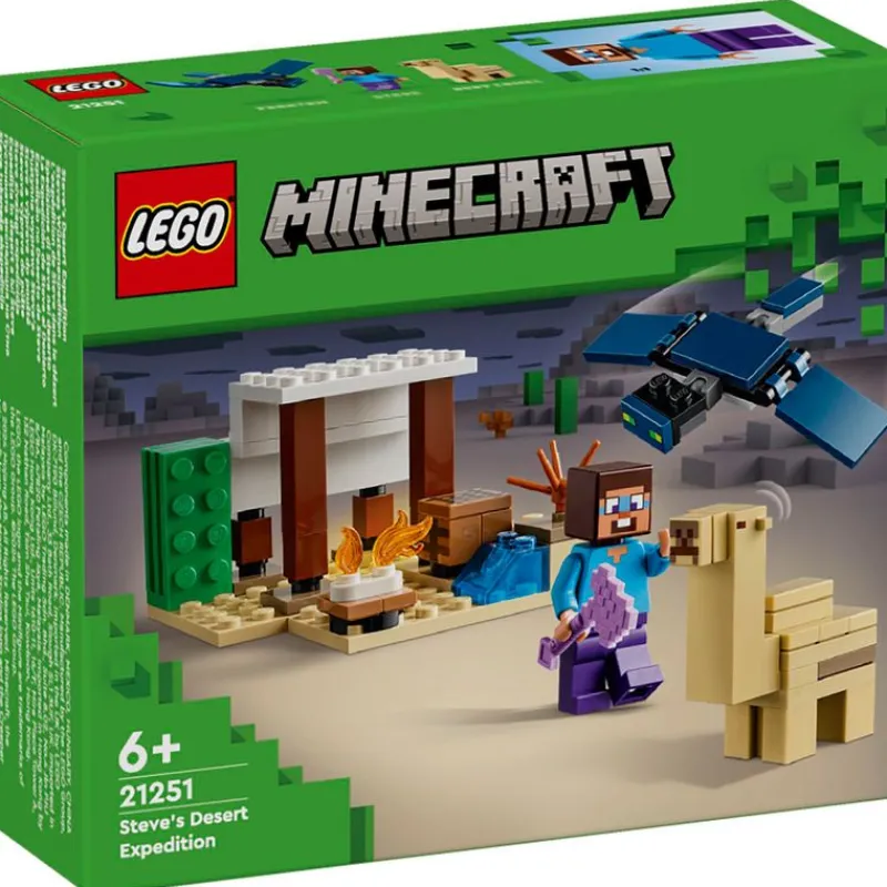 LEGO Lego Personajes|Lego-Minecraft La Expedición de Steve al Desierto