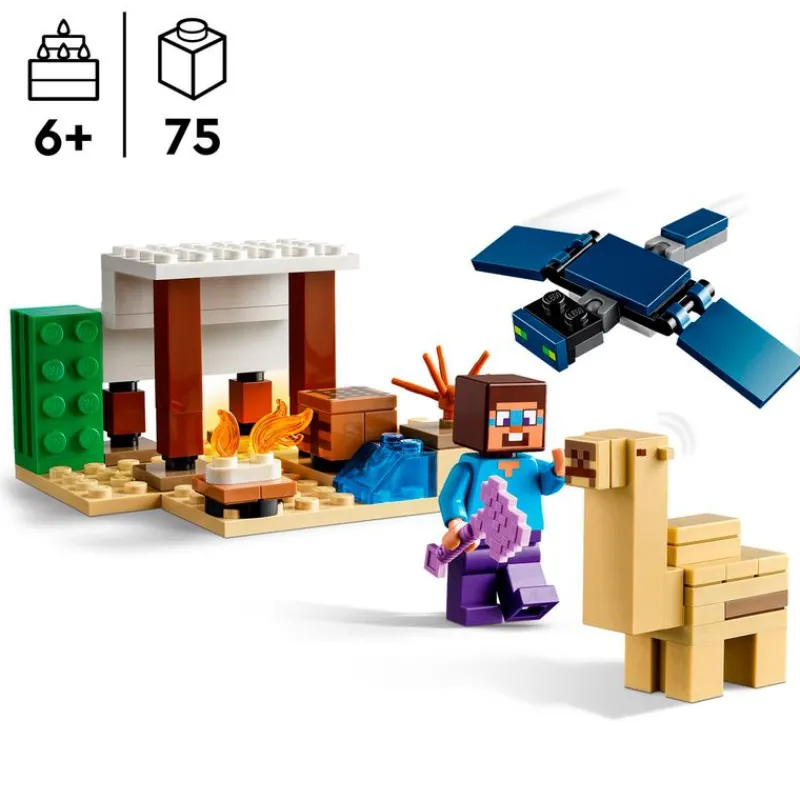 LEGO Lego Personajes|Lego-Minecraft La Expedición de Steve al Desierto