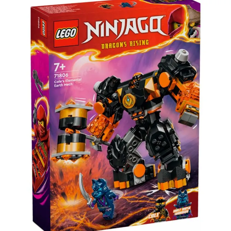 LEGO Lego-Ninjago Meca Elemental de la Tierra de Cole