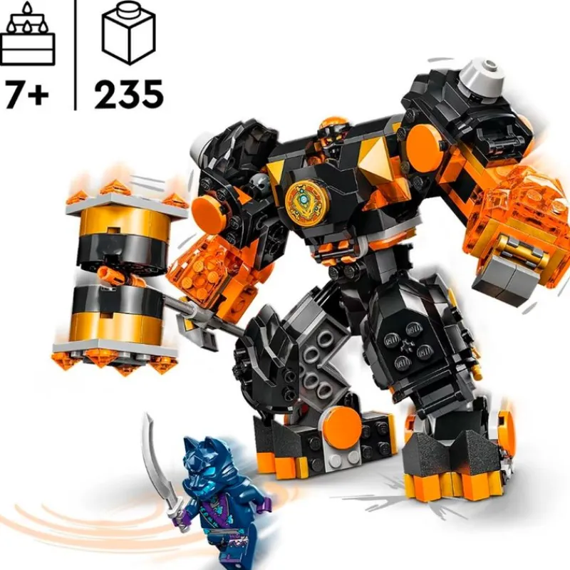 LEGO Lego-Ninjago Meca Elemental de la Tierra de Cole