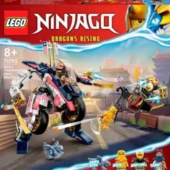LEGO Lego-Ninjago Moto Carreras Transformable en Meca
