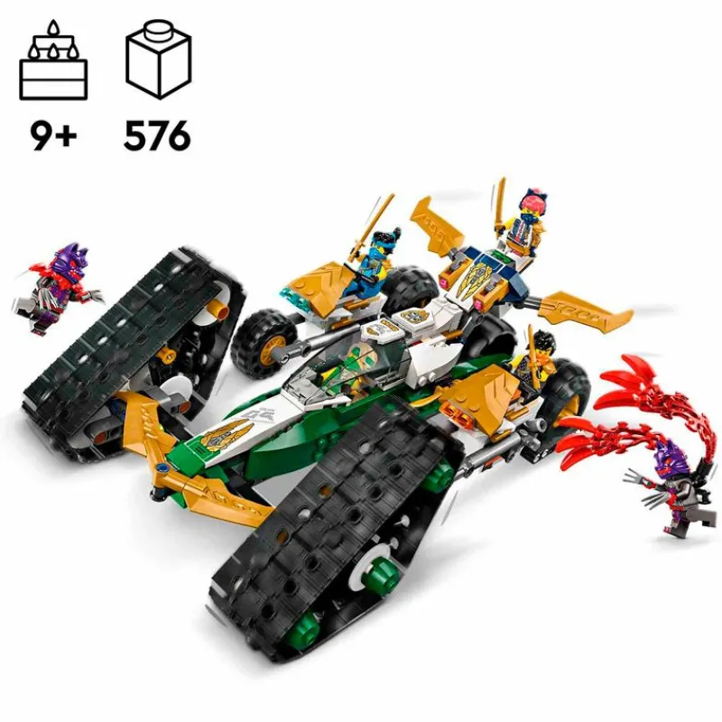 LEGO Lego-Ninjago Vehículo Combinado del Equipo Ninja