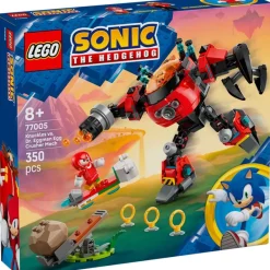 Sonic Knuckles vs. Meca Egg Crusher del Dr. Eggman*LEGO Online