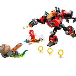 Sonic Knuckles vs. Meca Egg Crusher del Dr. Eggman*LEGO Online