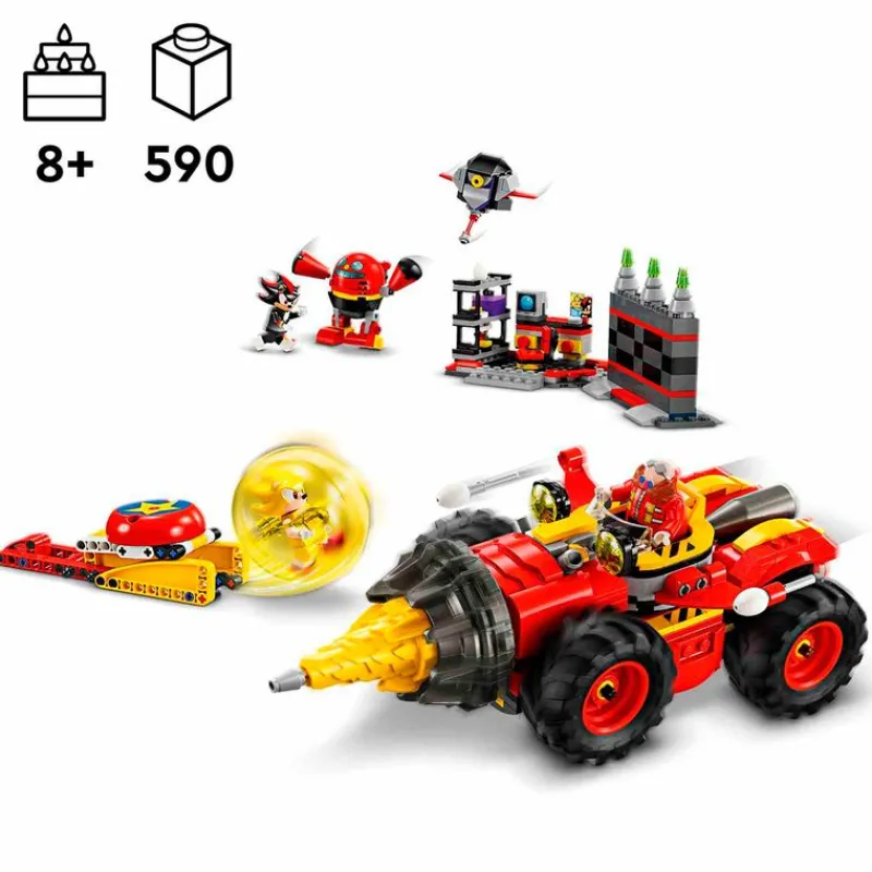 LEGO Lego Personajes|Lego-Sonic Super Sonic vs. Egg Drillster