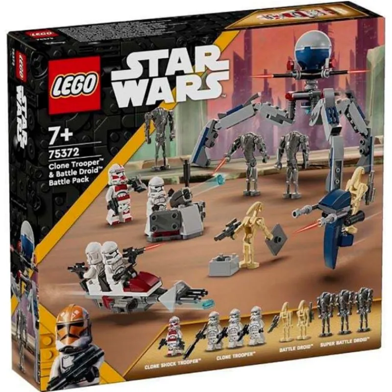 LEGO Star Wars|Lego-Star Wars Pack Soldado Clon y Droide Combate