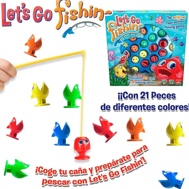 GOLIATH Juegos De Mesa-Let's Go Fishin' Juego de Pesca