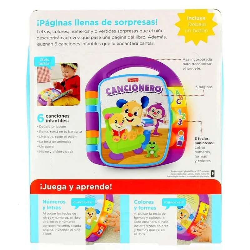 FISHER PRICE Primera Infancia Y Preescolar-Libro de Aprendizaje Perrito