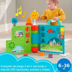 FISHER PRICE Primera Infancia Y Preescolar-Libro Interactivo de Historias Sienta y Levanta