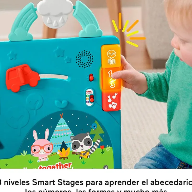 FISHER PRICE Primera Infancia Y Preescolar-Libro Interactivo de Historias Sienta y Levanta