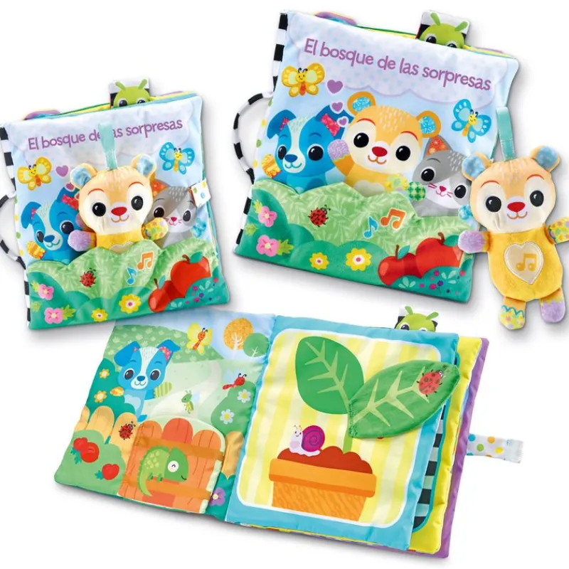 VTECH Primera Infancia Y Preescolar-Libro Sensorial Bosque Sorpresa
