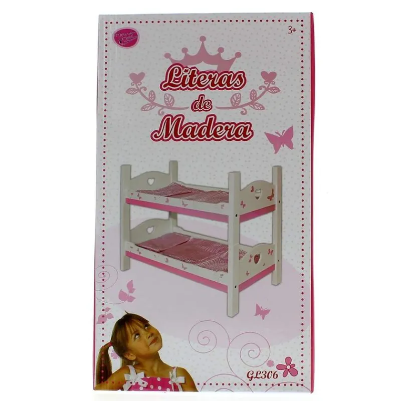 SELECCION DRIM Juegos Y Juguetes De Imitación-Litera de Madera Corazón
