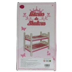 SELECCION DRIM Juegos Y Juguetes De Imitación-Litera de Madera Corazón