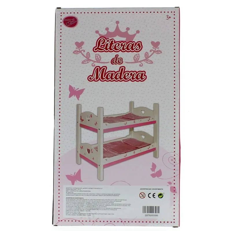 SELECCION DRIM Juegos Y Juguetes De Imitación-Litera de Madera Corazón