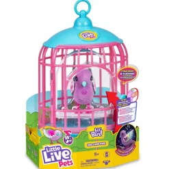FAMOSA Electrónicos-Little Live Pets Jaula Pájaro Parlachín