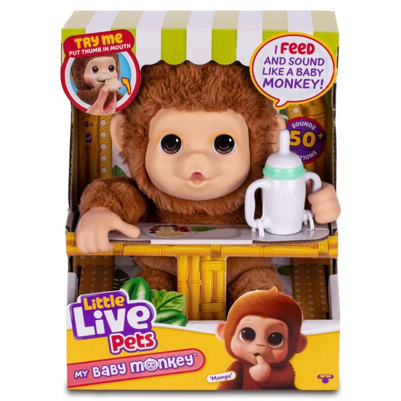 Little Live Pets My Baby Monkey Mascota Interactiv*FAMOSA Clearance