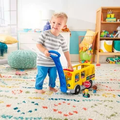 FISHER PRICE Primera Infancia Y Preescolar|Vehículos, Trenes Y Parkings-Little People Autobús Escolar Amarillo Grande