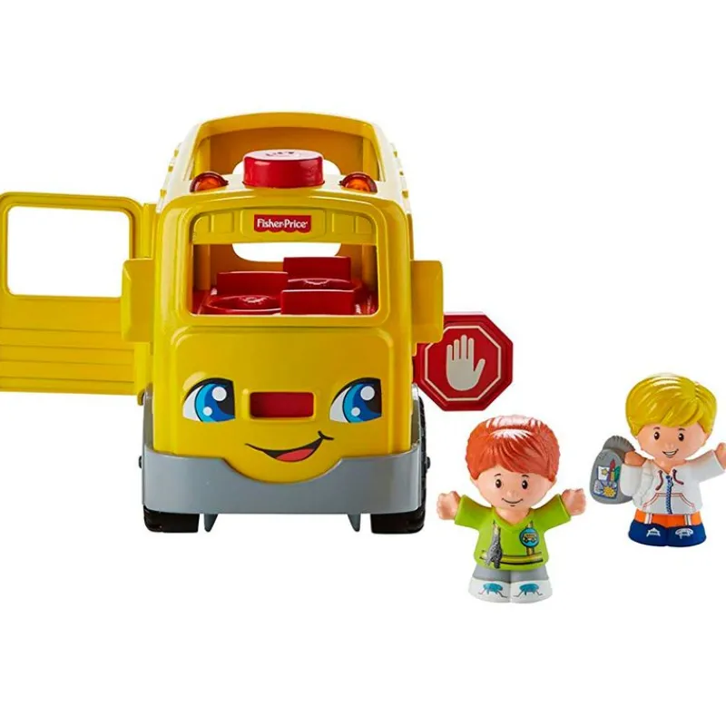 FISHER PRICE Primera Infancia Y Preescolar|Vehículos, Trenes Y Parkings-Little People Autobús Siéntate Conmigo.