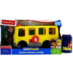 FISHER PRICE Primera Infancia Y Preescolar|Vehículos, Trenes Y Parkings-Little People Autobús Siéntate Conmigo.